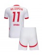 RB Leipzig Lois Openda #11 Heimtrikotsatz für Kinder 2024-25 Kurzarm (+ Kurze Hosen)